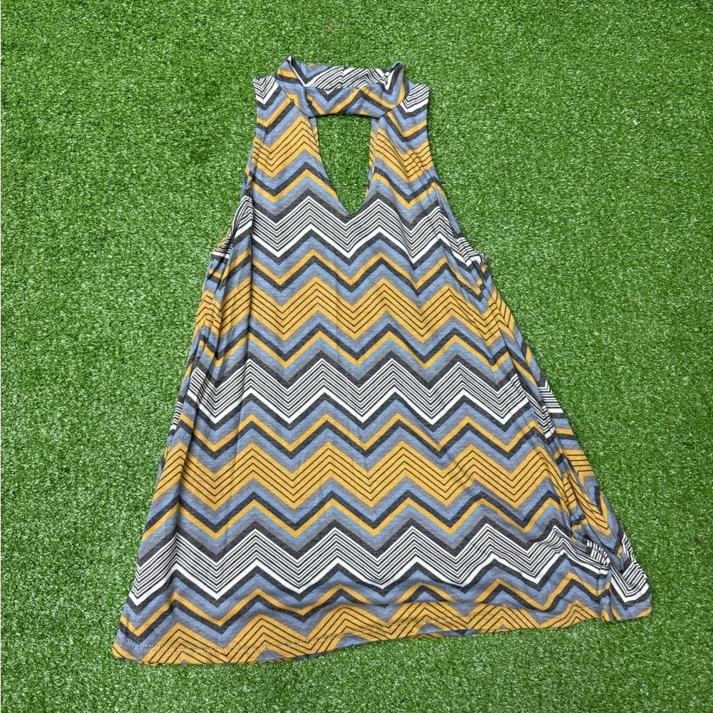 Ginger G Multicolor Chevron Top